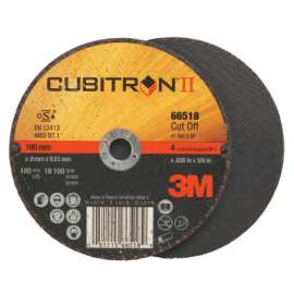 Cubitron II Cut-Off Wheel, 4 in dia, 0.045 in Thick, 60 Grit, 19100 rpm