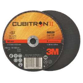 Cubitron II Cut-Off Wheel, 4 in dia, 0.06 in Thick, 36 Grit, 19100 rpm