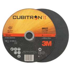 Cubitron II Cut-Off Wheel, 6 in dia, 0.045 in Thick, 60 Grit, 10200 rpm