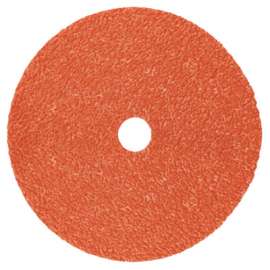Cubitron II 987C Fibre Discs, Ceramic, 7 in Dia, 7/8 in Arbor, 80+ Grit