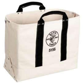 No. 6 Canvas Tool Bags, 1 Compartment, 19 X 9 in