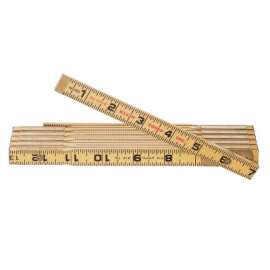 Folding Wood Rules, 6 ft, Wood