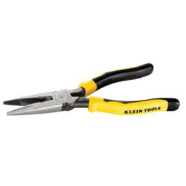 Heavy-Duty Long Nose Pliers, Alloy Steel, 8 9/16 in