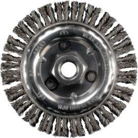 COMBITWIST Stringer Bead Knot Wheel, 4 1/2 in D, .02 in Carbon Steel Wire