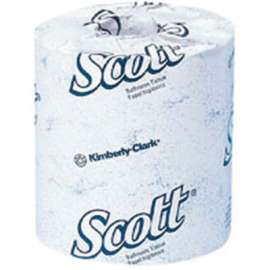 Scott Standard Roll Bathroom Tissue, 4.1 in x 3 3/4 in, 413 ft