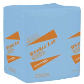 L40 Towel, Blue, 12.5 in W x 12 in L, Pack, 1 Ply, 56 Sheets/PK, 672 Sheets Total