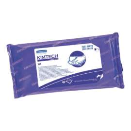 Kimtech Pure* W4 Pre-Saturated Wiper, White, 9 in W x 11 in L, 40 per Pack