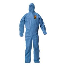 KLEENGUARD A20 Breathable Particle Protection Coveralls, Blue, 3XL, Zip