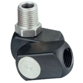 Dynaswivel NPT Air Line Connectors, 1/4 in (NPT) F, Composite