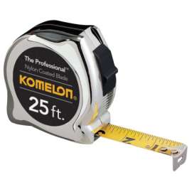 Professional Series Power Tapes, 1 in x 25 ft, Inch/Metric, Yellow/Black