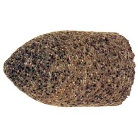 Cones and Plugs, 1 1/2 in Dia, 3/8 in Arbor, 16 Grit Aluminum Oxide