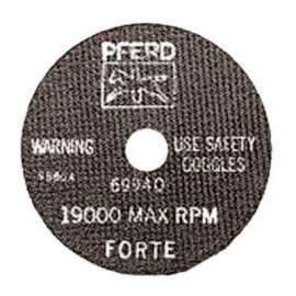 A-PSF Thin Cut-Off Wheel, Type 1, 4 in Dia, .04 in Thick, 60 Grit Alum. Oxide