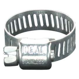 62P Series Small Diameter Clamp,1 1/4" Hose ID,3/4-1 3/4" Dia, Steel 201/301