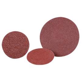 Quick Change 2-Ply Discs, Aluminum Oxide, 2 in Dia., 50 Grit