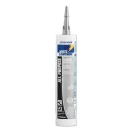 Silicone Rubber All Purpose Sealants, 3 oz Tube, Clear