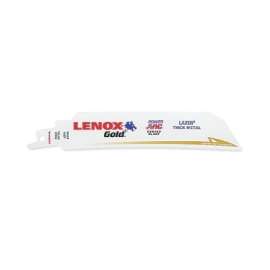 Gold® Power Arc Curved Reciprocating Saw Blade, 6 in L x 1 in W x 0.035 in Thick, 18 TPI, Extreme Metal