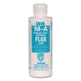M-A Stainless Steel Flux Liquid, Bottle, 1 qt