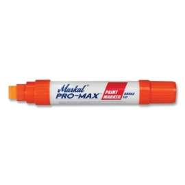 PRO-MAX® Paint Marker, Orange, Jumbo Tip, Chisel