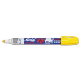 Paint-Riter®+ Wet Surface Marker, 1/8 in Tip, Medium, Yellow