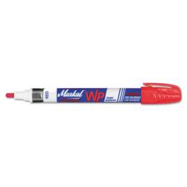 Paint-Riter®+ Wet Surface Marker, 1/8 in Tip, Medium, Red