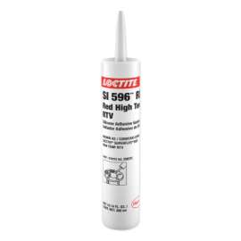 Superflex Red High Temp RTV, Silicone Adhesive Sealants, 300 mL Cartridge, Red