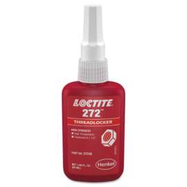 272 Threadlockers, High Temp/High Strength, 50 mL, Red