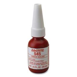 545 Thread Sealant, Hydraulic/Pneumatic Fittings, 10 mL Bottle, Purple