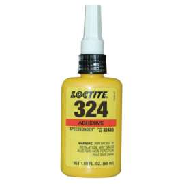 324 Speedbonder Structural Adhesive, High Impact, 50 mL, Bottle, Amber