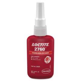 2760 Threadlockers, Primerless High Strength, 50 mL, Red