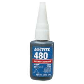 480 Prism Toughened Instant Adhesives, 20 g Tube, Black