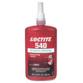 540 Core Plug Sealants, 250 mL Bottle, Blue