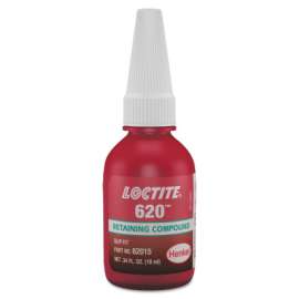 620 Retaining Compound, High Temperature, 10.00 mL Bottle, Green, 3,800 psi