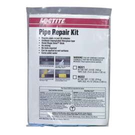 Pipe Repair Kits, 6 ft X 2 in Metallic Black Tape, Epoxy Stick , Gloves