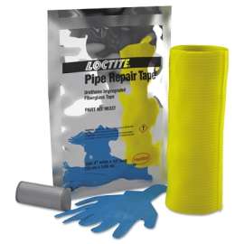 Pipe Repair Kits, 12 ft X 4 in White Tape, Epoxy stick, Gloves