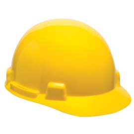 SmoothDome® Slotted Hard Hat Cap Style, 4-Point Fast-Trac® III, Blue