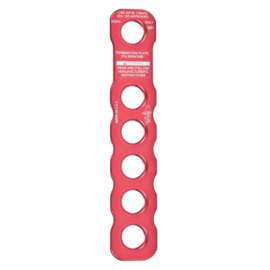 Rope Termination Plate, Blue, 5/8 in