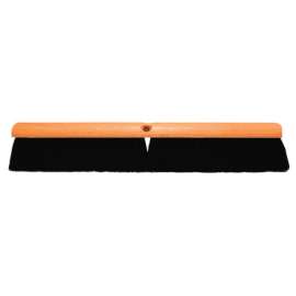 No. 10 Line Floor Brushes, 14 in Hardwood Block, 3 in Trim L, Black Tampico