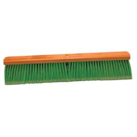 No. 6A Line Floor Brushes, 36 in, 4 in Trim L, Light Green Flagged-Tip Plastic