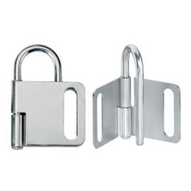 Safety Series Lockout Hasps, 2 3/8 in W x 3 1/4 in L, 1 in Jaw dia.
