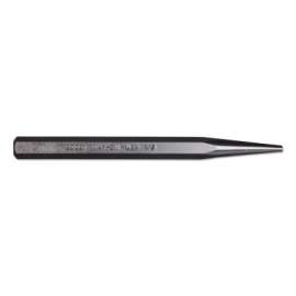 Solid Punches - Full Finish, 5 in, 1/8 in Tip, Alloy Steel