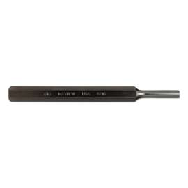 Pin Punches - Full Finish, 6 in, 5/16 in tip, Alloy Steel