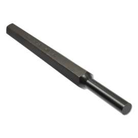 Pin Punches - Full Finish, 10 in, 1/2 in tip, Alloy Steel