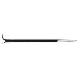 Ladyfoot Pry Bar, 3/4 in x 21 in Stock, Right Angle Chisel/Straight Tapered Point