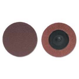 ALO Plus PowerLock Cloth Discs-Type III, Aluminum Oxide, 3/4 in Dia., 36 Grit