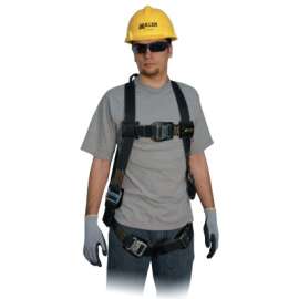 Non-Stretch Harness, Back D-Ring, Kevlar, Tongue Legs, Mating Chest, 3X-Large