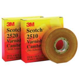 Varnished Cambric Tape 2510, 3/4 in x 36 yd, Yellow