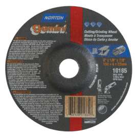 Gemini Depressed Center Wheel, 6" Dia, 1/8" Thick, 7/8" Arbor