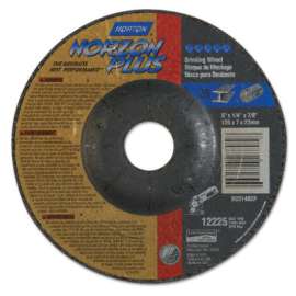 Type 27 NorZon Plus Depressed Center Grinding Wheels, 5 in Dia, 20 Grit