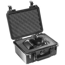 Protector Case Series Small Case, 1150 WF/WL, 0.1 ft³, 8.29 in L x 5.79 in W x 3.75 in H Interior, Black