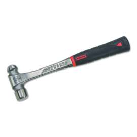 Anti-Vibe Ball Pein Hammers, Straight Handle, 12 1/8 in, Steel